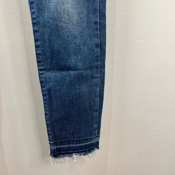 DL1961 River Blue Mid Rise Margaux Instasculpt Ankle Length Skinny Denim Jean 27 - Picture 4 of 10